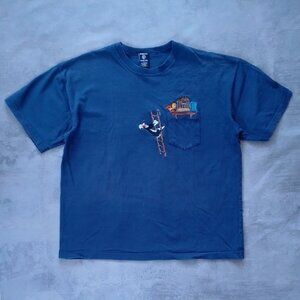 VINTAGE 1997 Tweety and Sylvester Embroidered Warner Bros T-Shirt